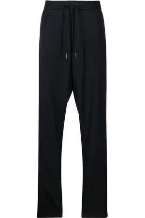 Giorgio Armani Drawstring virgin wool track trousers