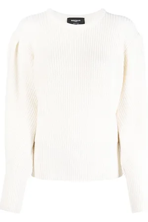 Rochas Chunky ribbed-knit jumper