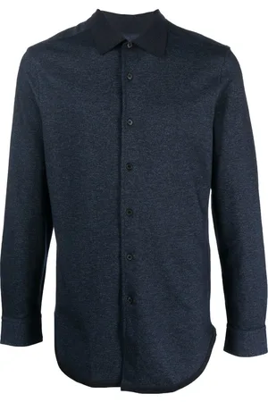 BRIONI Jersey button-down shirt
