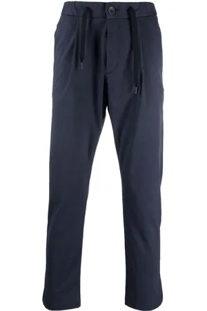 HERNO Drawstring straight-leg trousers