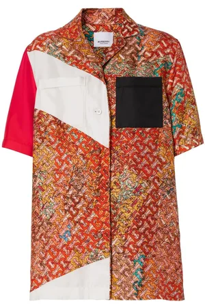 Burberry Monogram-print silk shirt