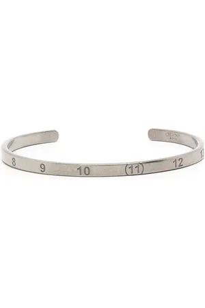 Maison Margiela Numerical engraved cuff bracelet