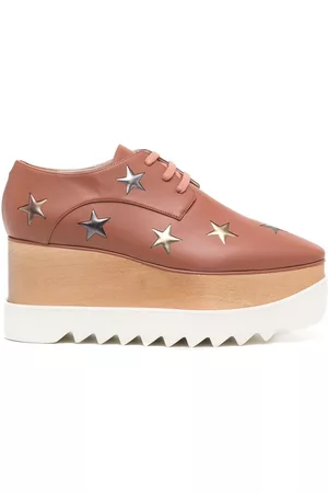 Stella McCartney Ženy Boty do práce - Elyse star-embellished platform shoes