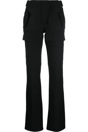 MISBHV Leather-effect cargo trousers