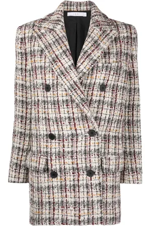 IRO Marton tweed double-breasted peacoat