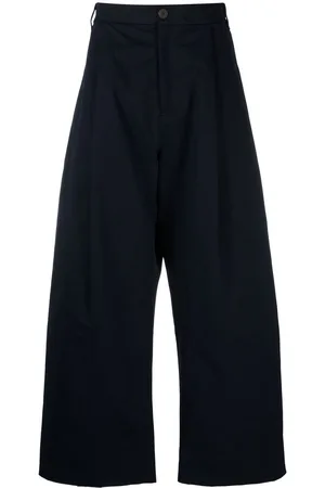 STUDIO NICHOLSON Wide-leg high-waisted trousers
