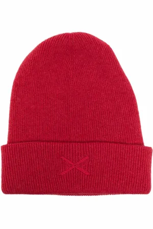 Barrie Embroidered cashmere beanie