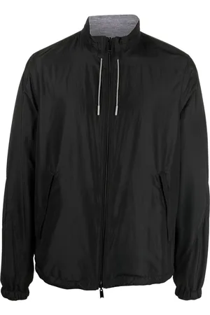 Ermenegildo Zegna Logo-print reversible jacket