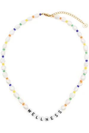 Sporty & Rich Wellness Pearl/Bead Necklace