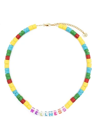 Sporty & Rich Wellness beaded necklace