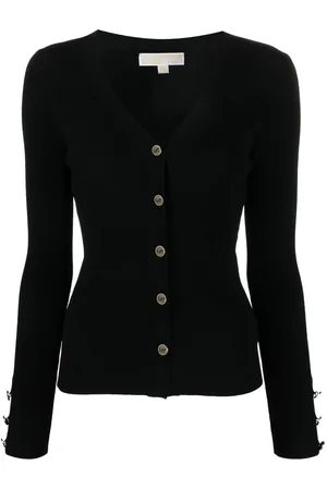 Michael Kors Logo-debossed button-front cardigan