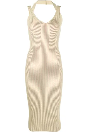 Simkhai Ribbed halterneck midi dress
