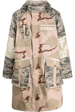 Marine Serre Multi-panel hooded coat