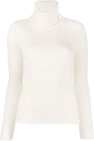 Saint Laurent Ribbed-knit roll-neck sweater