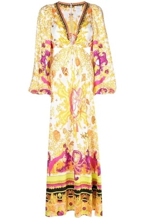 Camilla Ring-detal cut out maxi dress