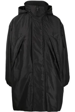 OUR LEGACY Hooded concealed-fastening parka coat