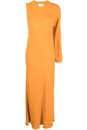 ERIKA CAVALLINI One-shoulder maxi dress