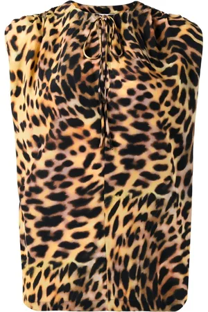 Stella McCartney Leopard-print silk blouse