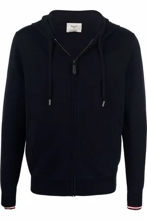 Bally Long-sleeved zipped-up hoodie