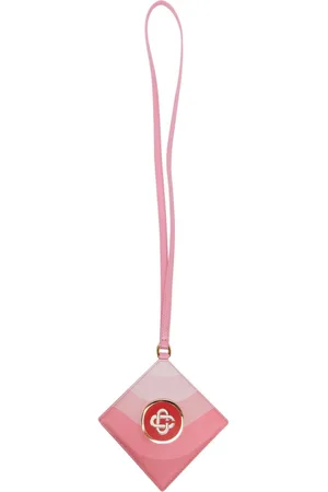 Casablanca Logo patch neck strap cardholder