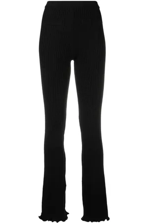 Paco rabanne Knitted flared trousers