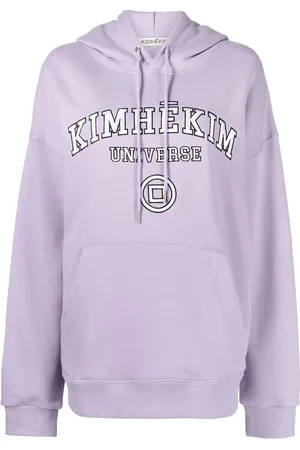 KIMHEKIM Logo-embroidered cotton hoodie