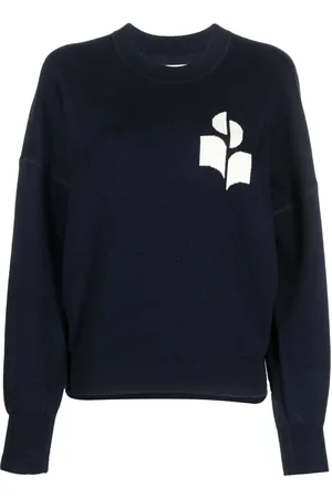 Marant Etoile Atlee intarsia-knit relaxed jumper