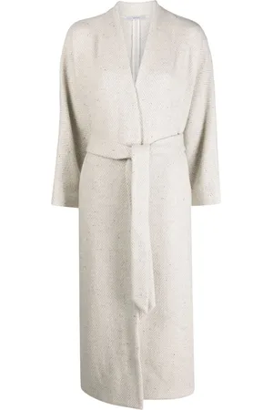 DUSAN Virgin wool-cashmere belted coat