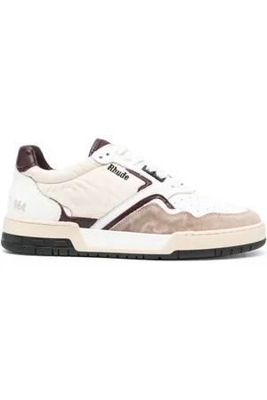 Rhude Embroidered-logo low-top sneakers