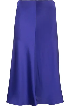 Stella McCartney High-waisted satin-finish skirt
