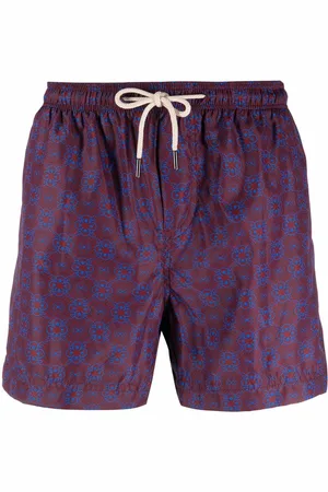 PENINSULA SWIMWEAR Geometric-pattern swim shorts