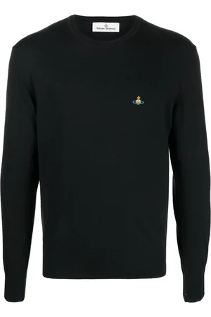 Vivienne Westwood Orb-embroidered fine-knit jumper