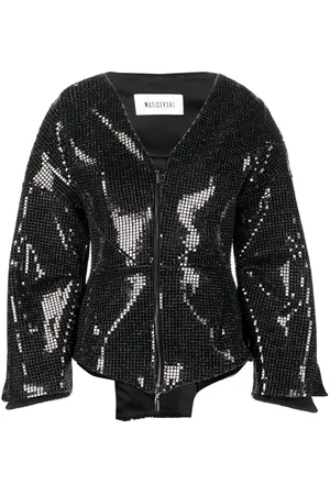 MATICEVSKI Rythmical mirror V-neck jacket