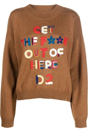 Dsquared2 Crochet-embellished jumper