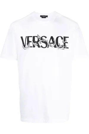 VERSACE Barocco Silhouette logo-print T-Shirt