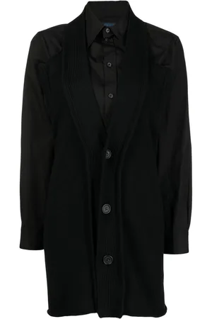 YOHJI YAMAMOTO Cardigan-effect long-sleeved shirt