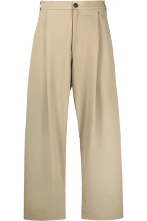 STUDIO NICHOLSON Wide-leg high-waisted trousers