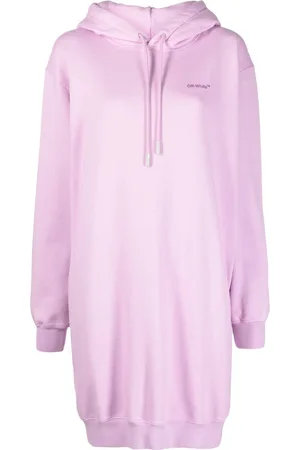 OFF-WHITE Logo-print hooded dress