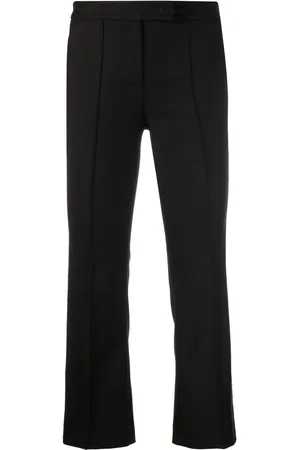 BLANCA Portula pintuck-detail cropped trousers