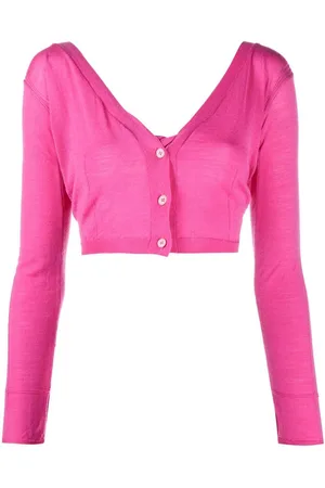 Jacquemus Cropped button-fastening cardigan