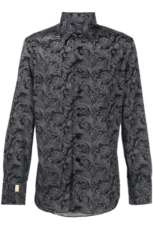 BILLIONAIRE Paisley-print long-sleeve shirt