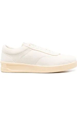 Jil Sander Lace-up leather sneakers