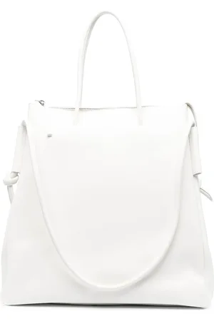 MARSÈLL Large trapeze leather tote bag