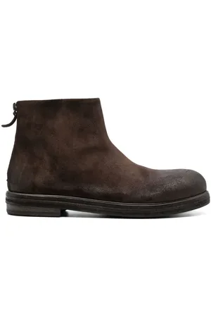 MARSÈLL Worn-effect ankle boots