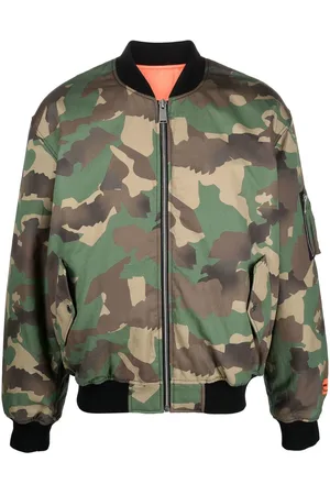 Heron Preston Camouflage print bomber jacket