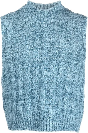 Maison Margiela Bouclé knitted vest