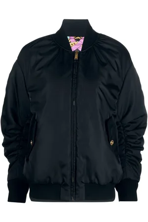 VERSACE I Ventagli-print reversible puffer jacket