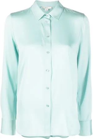 Vince Stretch-silk buttoned shirt