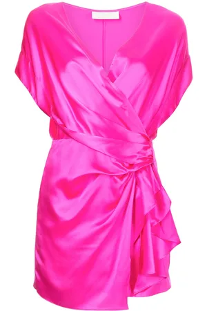 Michelle Mason Draped-detail mini dress