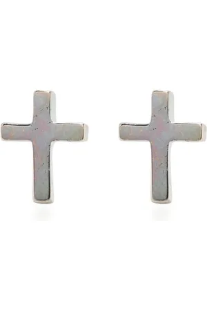 Stolen Girlfriends Club Stolen Cross sterling- earrings